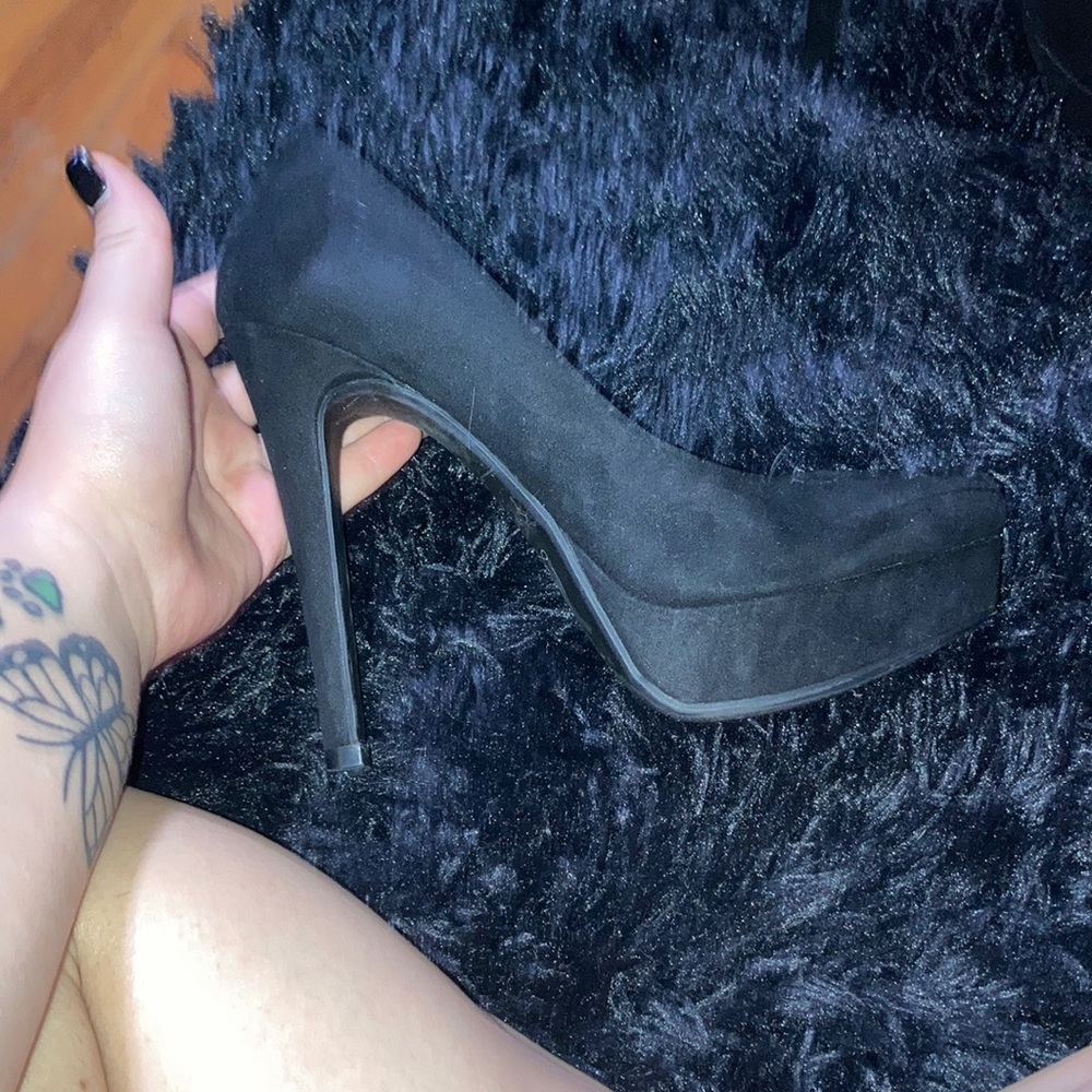Black heels